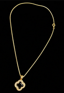 COLAR TREVO CRAV PRETO M