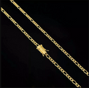 Corrente 3X1 4mm Banhado a Ouro 18k