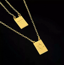 Escapulário 70cm Estrela de Davi Banhado a Ouro 18k