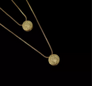 Escapulário Articulado São Bento Banhado a Ouro 18k