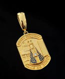 Pingente Nossa Senhora "Mãe de Deus" M Banhado a Ouro 18k