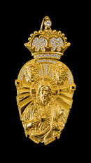 Pingente Sagrado Coração de Jesus cav