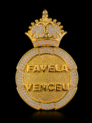 Pingente Favela venceu crav G