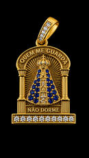 Pingente Nossa Senhora P "Quem Me Guarda"
