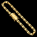 Pulseira Piastrine 4mm Banhado a Ouro 18k