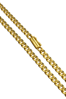 Corrente Grumet Pitbull 4mm Banhado a Ouro 18k | Marcação 750