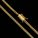 Corrente Grumet Dupla 6mm Banhado a Ouro 18k | Marcação 750