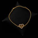Pulseira Fé Cravejada